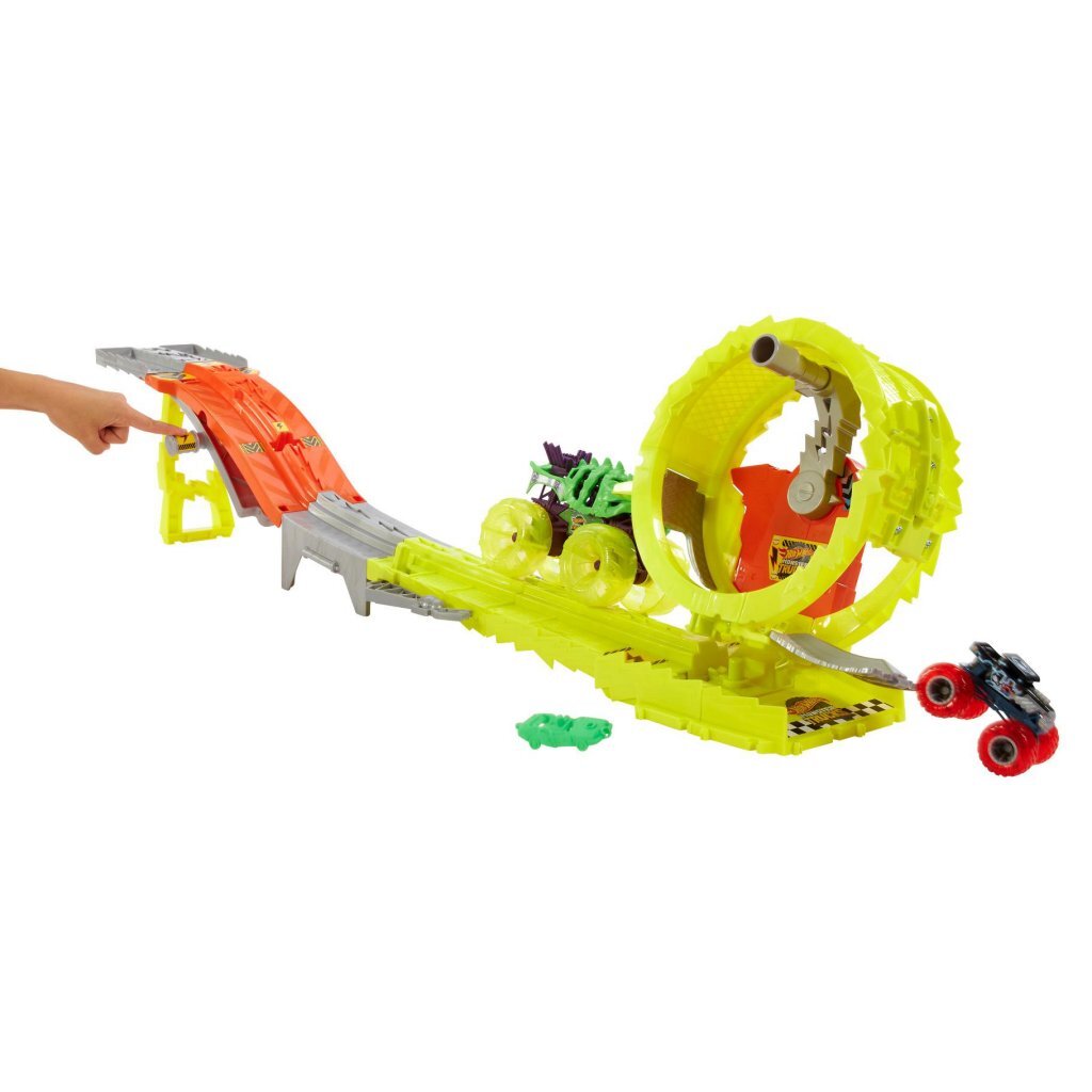 Mattel Hot Wheels Monster Truck Arena Smashers Rhinomite'S Chargin' Challenge