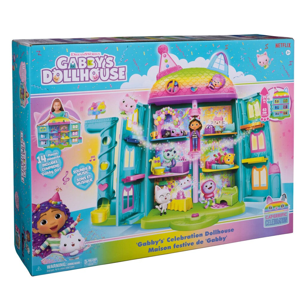 Gabby's Dollhouse Gabby'S Dollhouse Celebration Poppenhuis