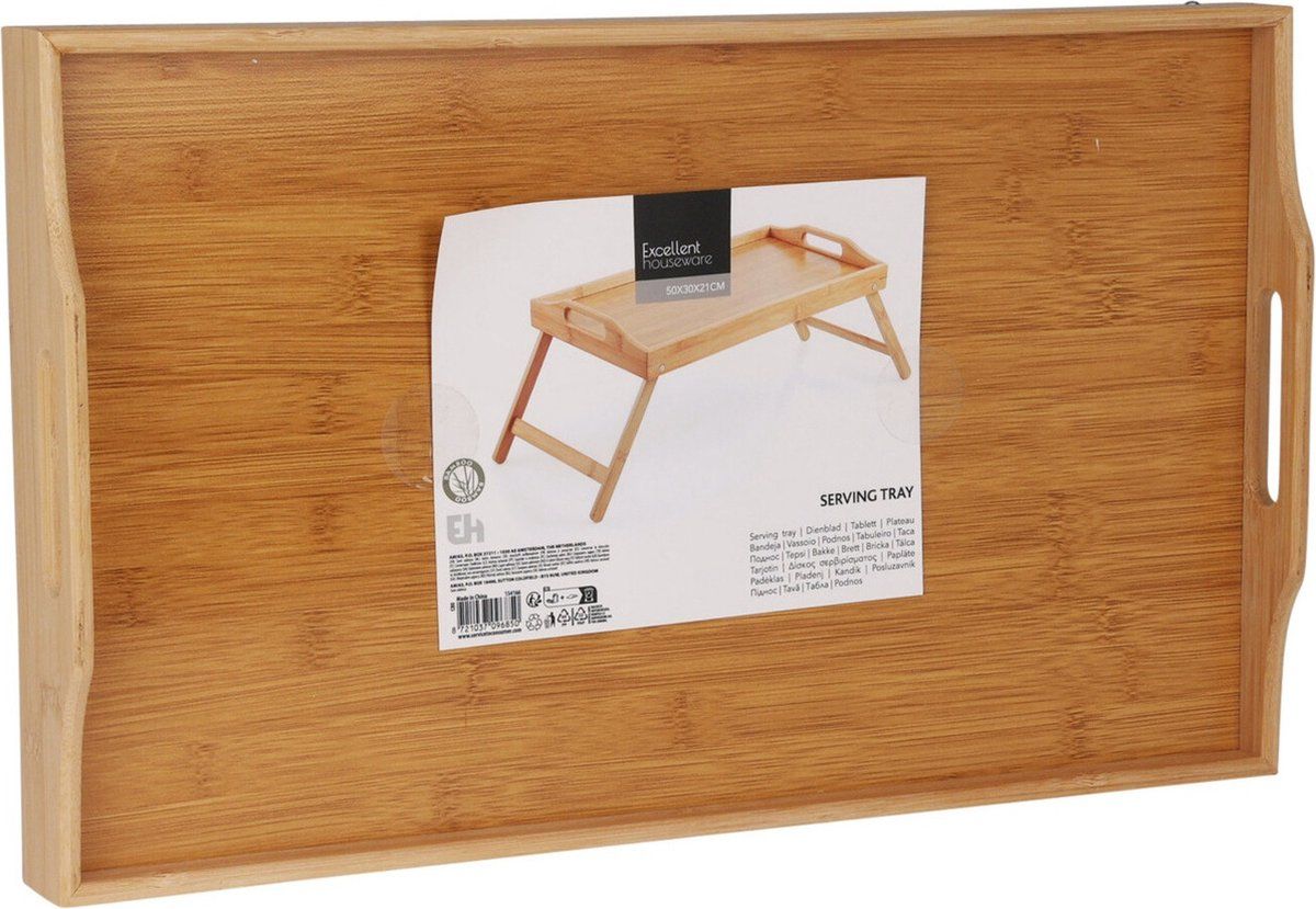 Excellent Houseware Dienblad Op Pootjes - 50X30
