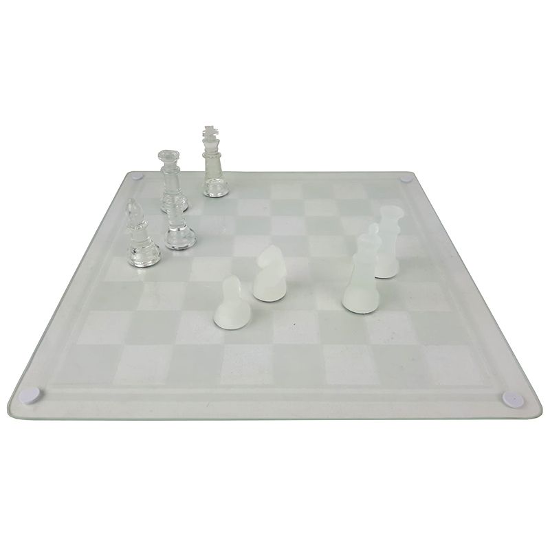 Glazen Schaakspel - 25 X 25 Cm