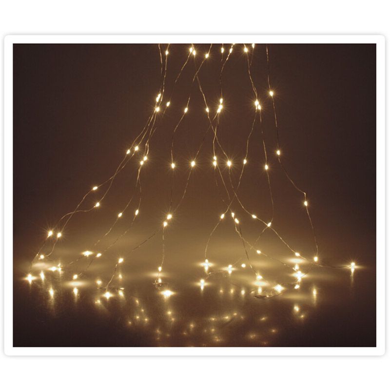 Cascadeverlichting Zilverdraad 300 Led Lampjes - Met Flash-Functie