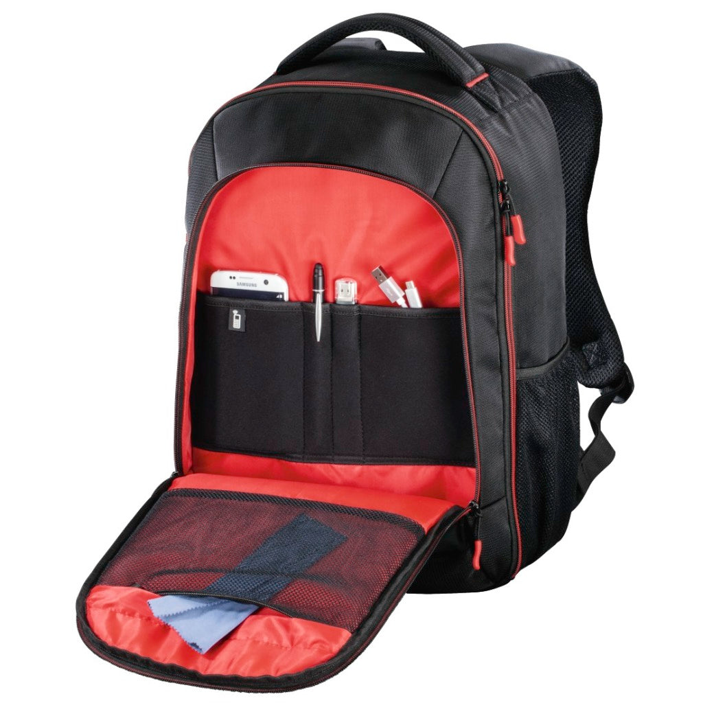 Hama Camera-Rugzak Miami 190 Zwart/Rood