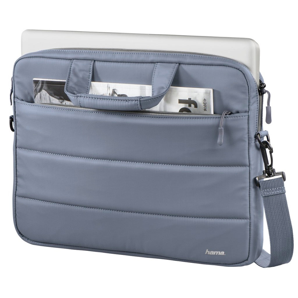Hama Notebook-Tas 'Toronto' Tot 34 Cm (13,3') Grijs/Blauw