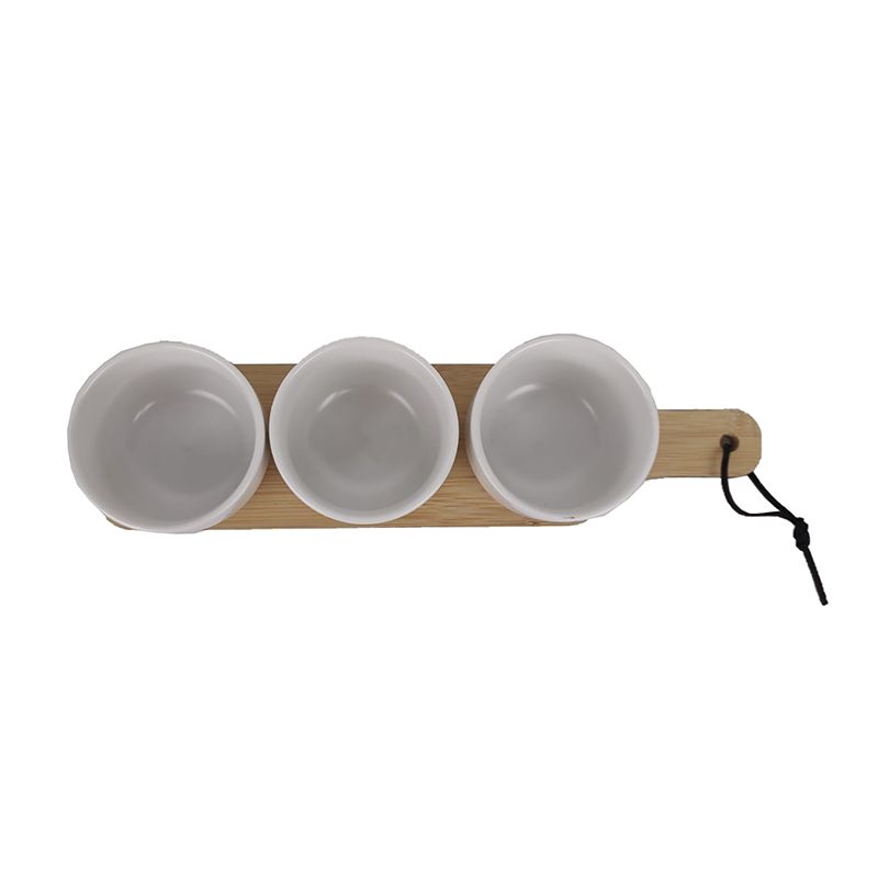 Cuisine Performance Tapasplank - Apero-Serveeer-Set - 4-Delig