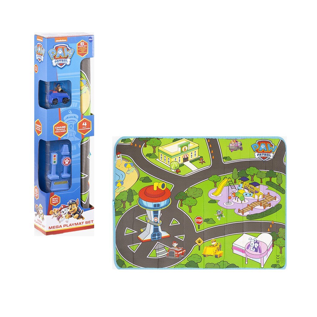 Paw Patrol Speelkleed + Auto En Accessoires