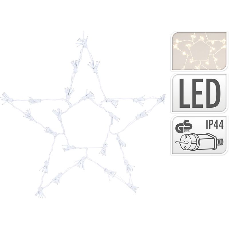 Kerstster 250 Led - 60Cm - Warm Wit