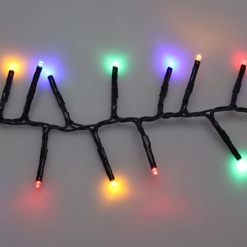 Maxi Cluster Kerstverlichting - 800 Led - 12M - Multicolor - Timer - Lichtfuncties - Geheugen - Buiten
