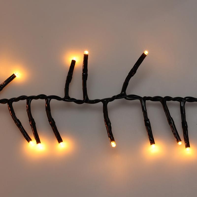 Maxi Cluster Kerstverlichting - 1000 Led - 15M - Extra Warm Wit - Timer - Lichtfuncties - Geheugen - Buiten