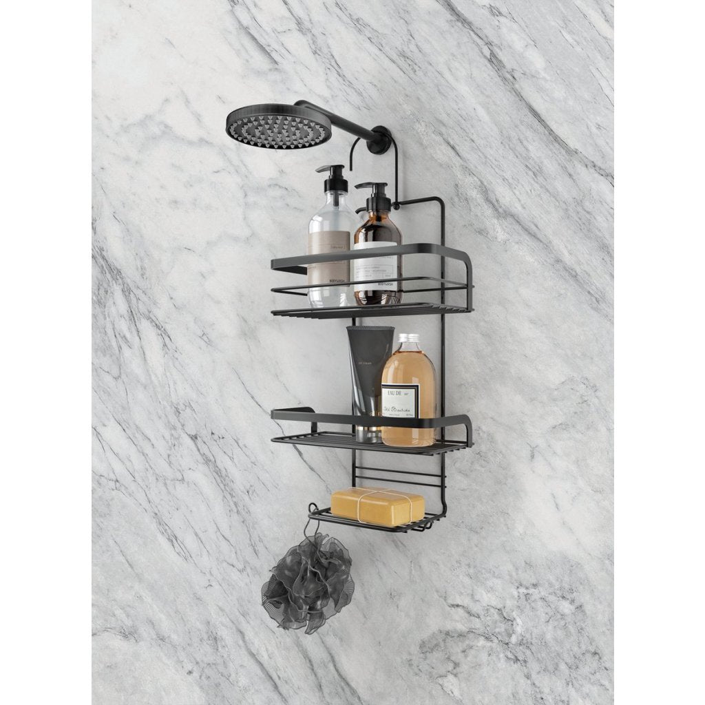 Metaltex Origin Line Doucherek 3 Etages 23X12X38 Cm Zwart