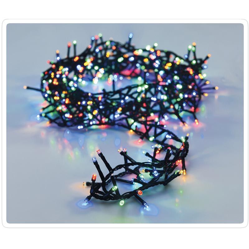Microcluster - 800 Led - 16M - Multicolor - Timer - Lichtfuncties - Geheugen - Buiten
