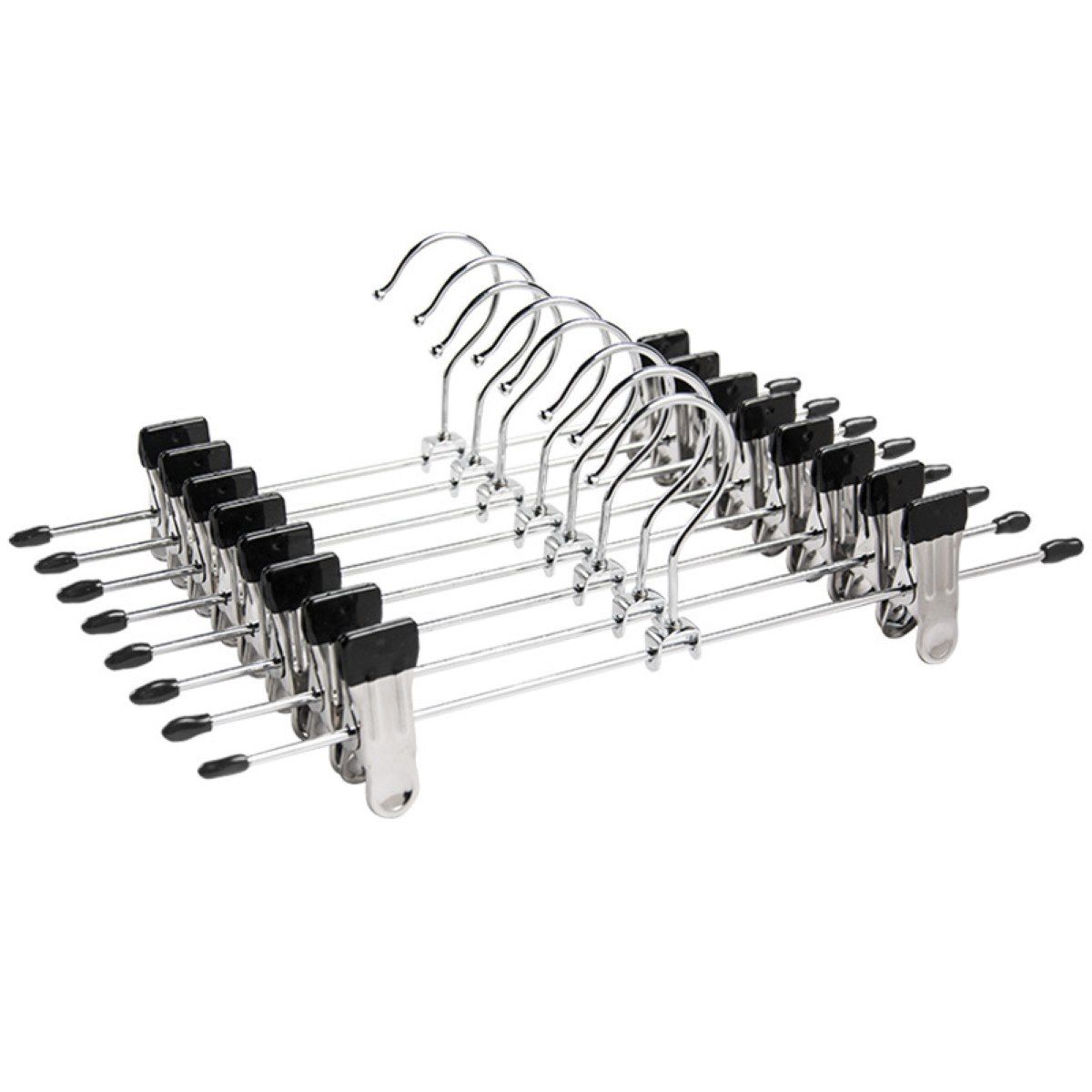 Ceruzo Kledinghangers - Broekhangers Met Knijpers - 20 Stuks