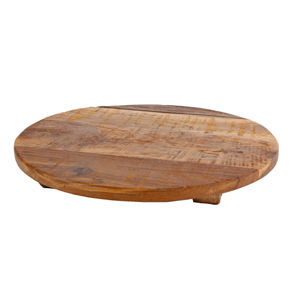 Overige Merken Houten Dienblad 30X30X3.5 Cm Naturel