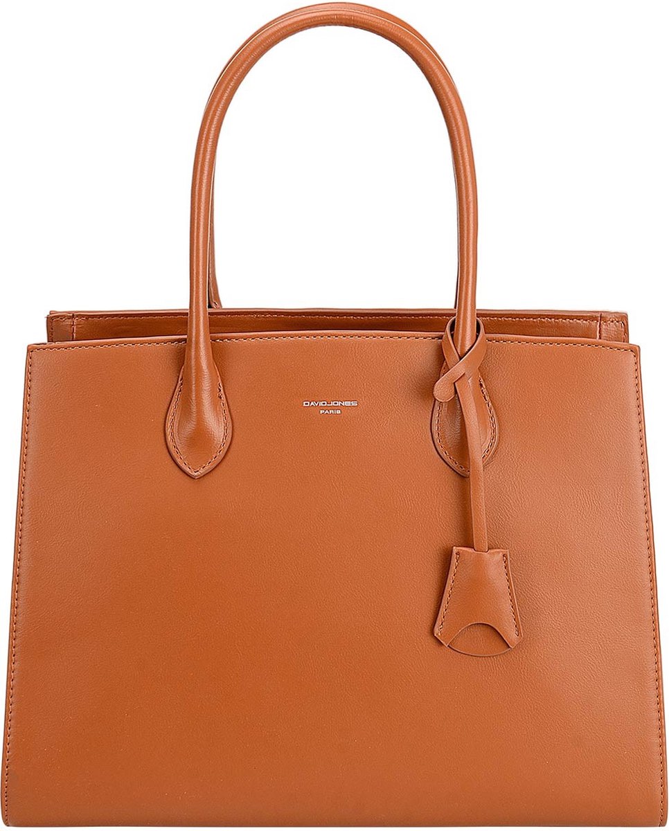 David Jones Paris handtas cognag