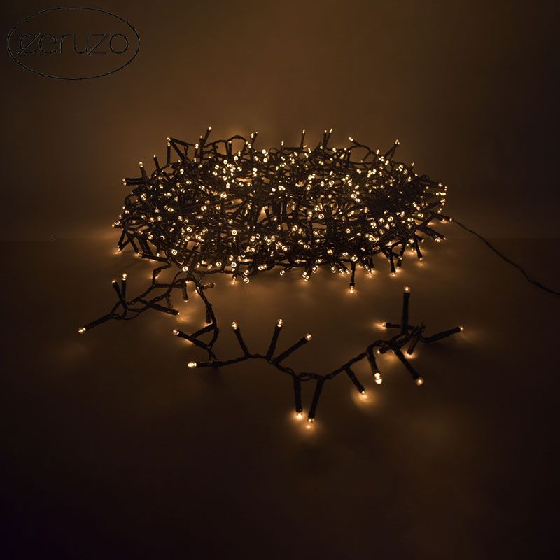 Ceruzo Micro Cluster - 1000 Led - 20 Meter - 8 Lichtfuncties + Geheugen - Extra Warm Wit