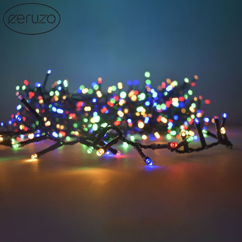 Ceruzo Micro Cluster - 1000 Led - 20 Meter - 8 Lichtfuncties + Geheugen - Multicolor