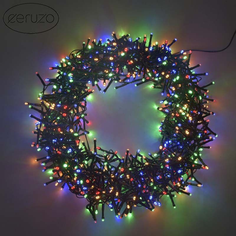 Ceruzo Micro Cluster - 1000 Led - 20 Meter - 8 Lichtfuncties + Geheugen - Multicolor