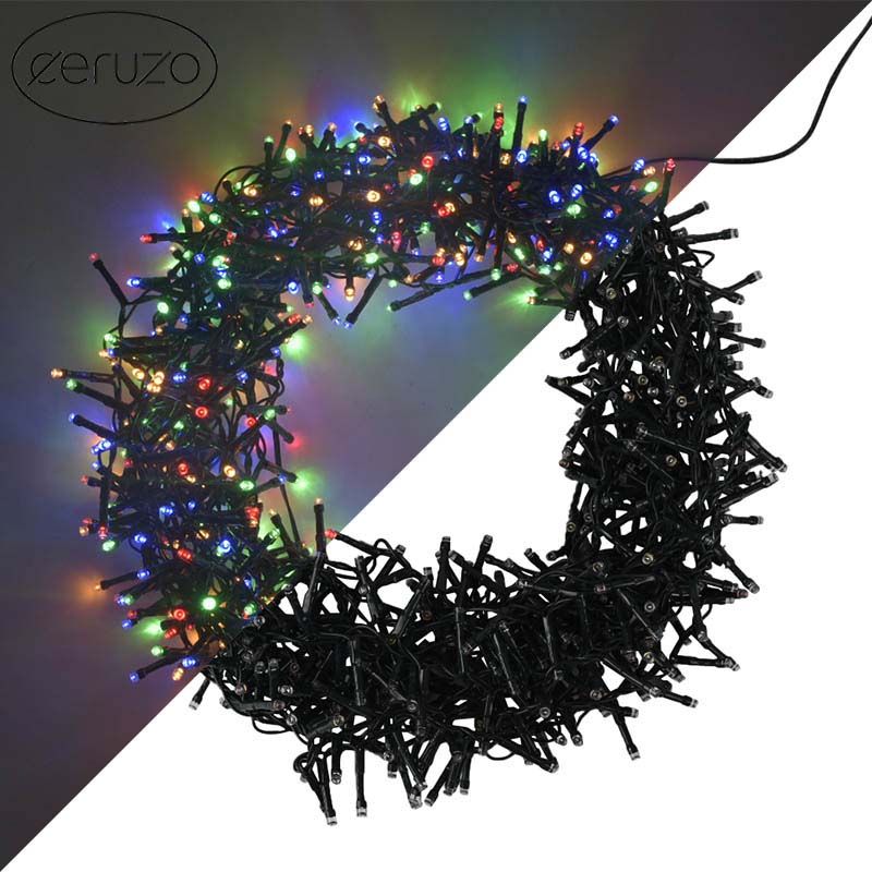 Ceruzo Micro Cluster - 1000 Led - 20 Meter - 8 Lichtfuncties + Geheugen - Multicolor