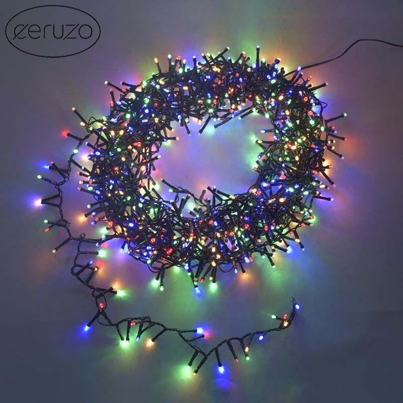 Ceruzo Micro Cluster - 1000 Led - 20 Meter - 8 Lichtfuncties + Geheugen - Multicolor