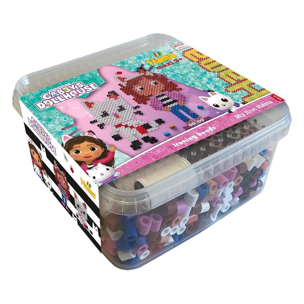 Hama Strijkkralen Maxi Beads Gabby&#039;S Dollhouse 900 Stuks