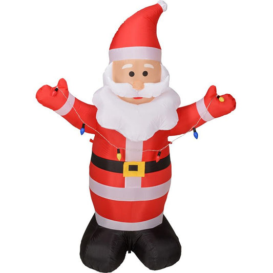 Kerstman Opblaasbaar - 190 Cm