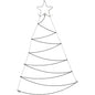 Verlichte Kerstboom - Wanddecoratie - 110Cm