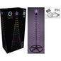 Kerstboom - Vlaggenmast - Rgb Licht - 300Cm - 550 Led - Incl. Frame - Colour Changing