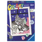 Ravensburger Creart Schilderen Op Nummer Slapende Poezen Glitter