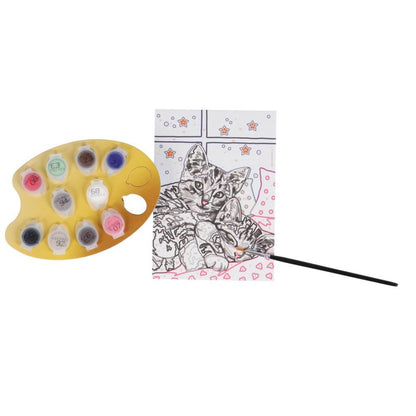 Ravensburger Creart Schilderen Op Nummer Slapende Poezen Glitter