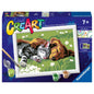 Ravensburger Creart Schilderen Op Nummer Slapende Hond En Poes