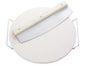 Leifheit 3159 Pizzasteen Rond Met Mes