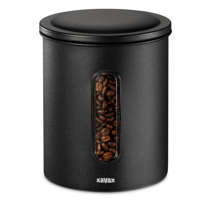 Xavax Koffieblik Voor 500 G Bonen Of 700 G Poeder Luchtdicht Aromadicht Zw