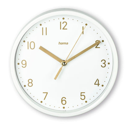 Hama Tafelklok Madeira Tikt Niet 16 Cm Wit/Goud