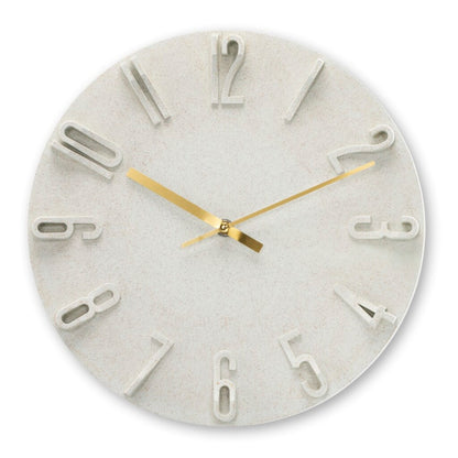 Hama Wandklok Corfu Met 3D Cijfers 30 Cm Beige/Goud