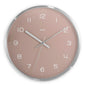 Hama Dcf Wandklok Fidschi Tikt Niet 30 Cm Aluminium/Roze