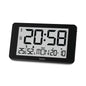 Hama Digitale Dcf Wandklok Cuba + Thermometer En Hygrometer Zwart