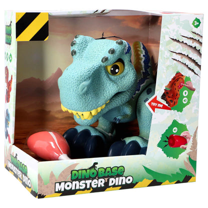 Overige Merken Dinobase Monster Dino + Licht En Geluid Blauw