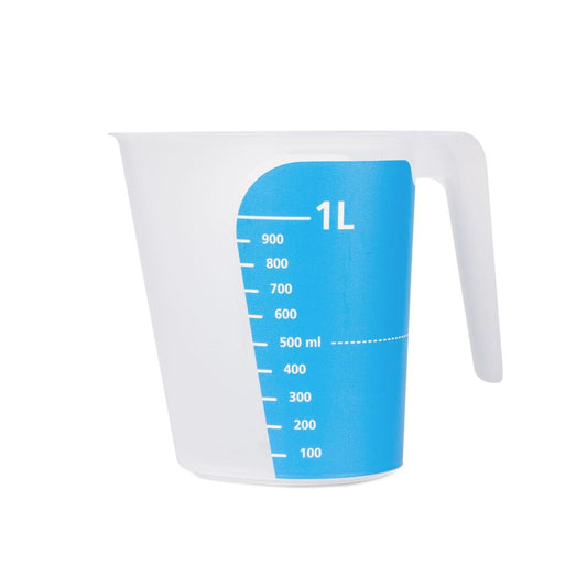 Overige Merken Maatbeker 1000L Blauw/Wit