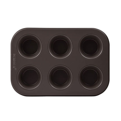 Bergner Muffinbakvorm - 2 Stuks Met 6 Cupcakevormpjes - Voor 12 Muffins - Lovers