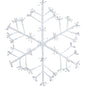 Sneeuwvlok 80Cm - 288Led