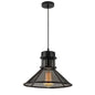 Homestyle Pro Mk110-Bb Industriële Hanglamp 28X18 Cm Zwart/Metaal