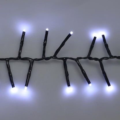 Maxi Cluster Kerstverlichting - 1200 Led - 18M - Wit - Timer - Lichtfuncties - Geheugen - Buiten