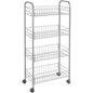Metaltex Keuken/Badkamer Opbergtrolley Ascona 41X23X84 Cm Wieltjes