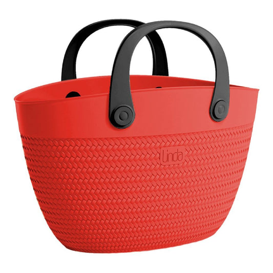 Linda Bag Beach 50X41 Cm Rood/Zwart