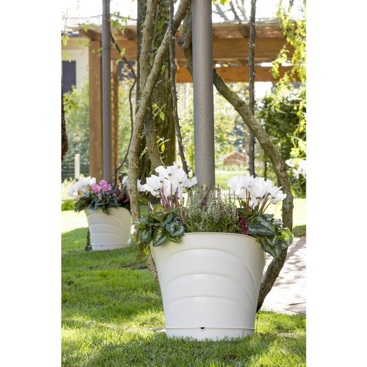 Bama Tulipano Bloempot 5L 34.5X19X30 Cm 4 Stuks Wit