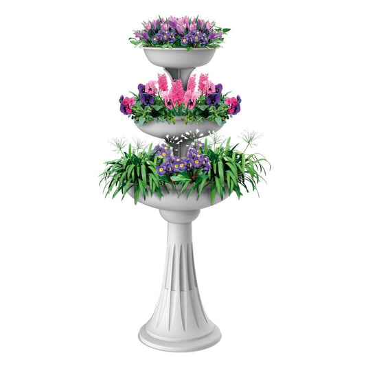 Bama Trevy Fioriera Plantenbak 50X114 Cm Wit