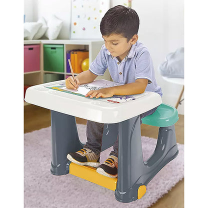 Dolu 2663 Bureau Voor Kinderen 50X77X57 Grijs/Blauw/Wit