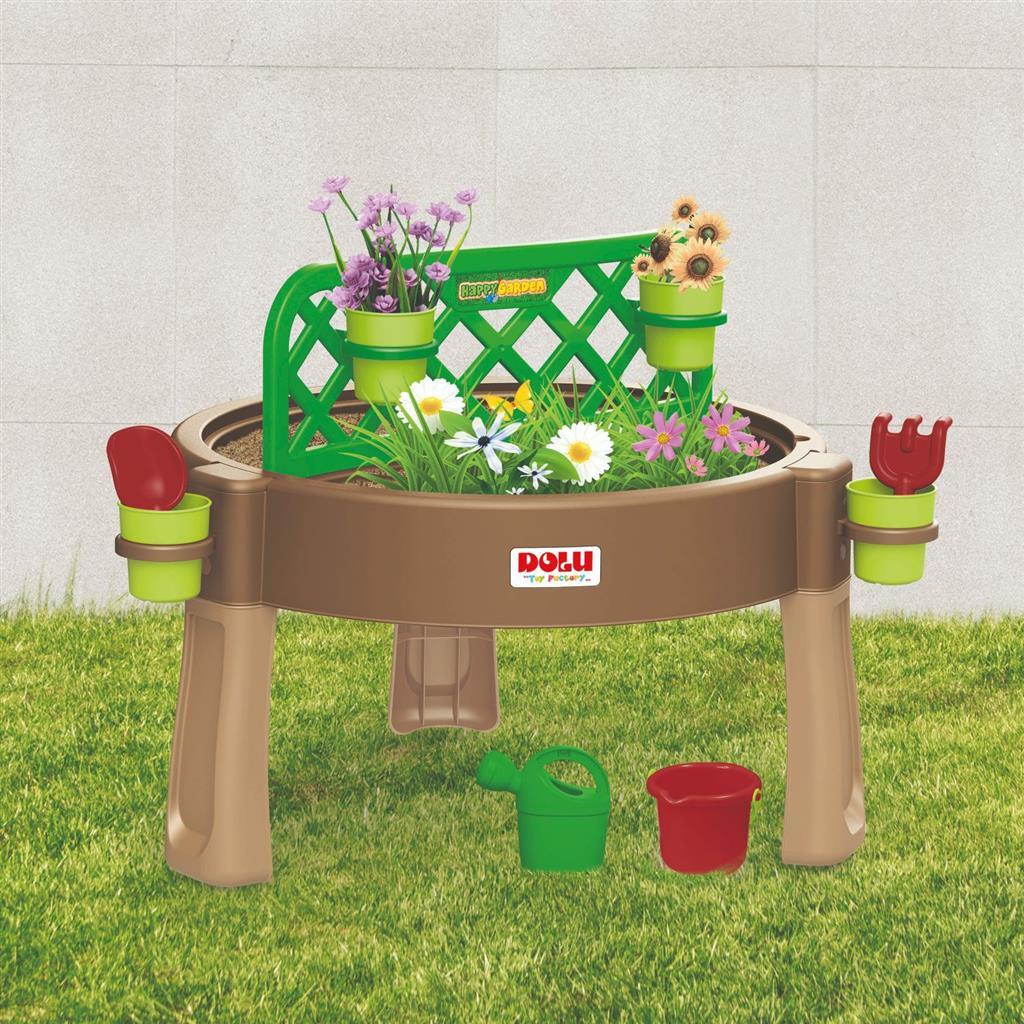 Dolu 3076 4In1 Tuin-Speeltafel 80X80 Cm