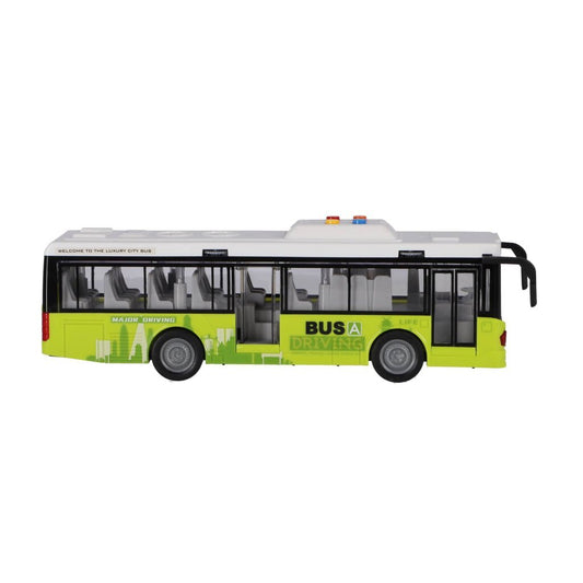 Overige Merken Stadsbus 1:16 + Licht En Geluid Wit/Groen