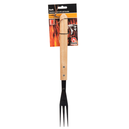 Bbq Collection Luxe Vleesvork 41 Cm Eiken/Rvs