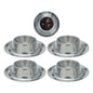 Excellent Houseware Eierdopset 4-Delig Rvs